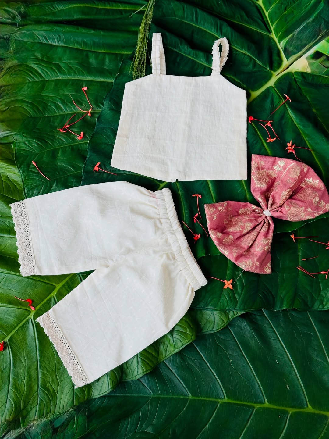 Blossom Bow Summer Co-Ord Set