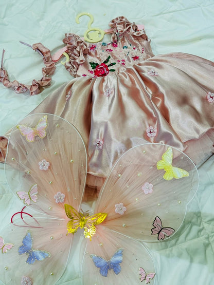 Rose Petal Princess Party Gown