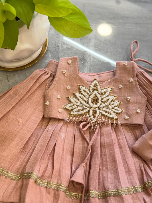 Blush Blossom Designer Lehenga Choli