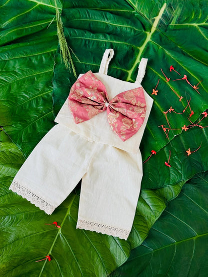 Blossom Bow Summer Co-Ord Set