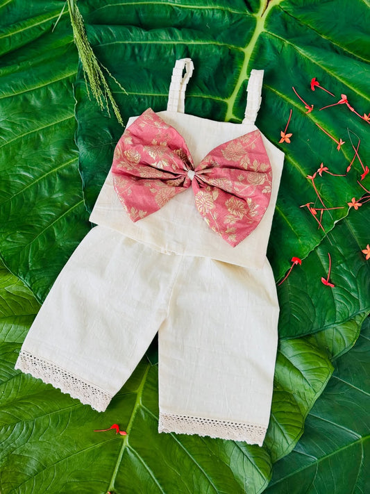 Blossom Bow Summer Co-Ord Set