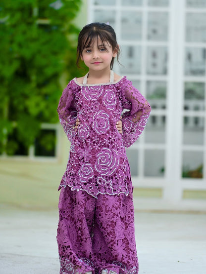 Lavender Grace Kurti Set