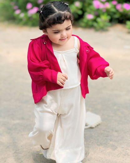 Mini Diva Shrug Palazzo Set