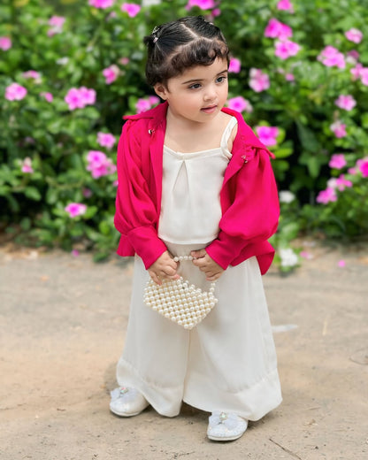 Mini Diva Shrug Palazzo Set