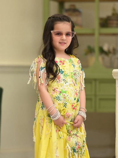 Buttercup Bloom Little Sunshine Vibes Kurti Plazo Set