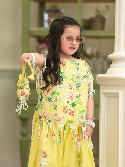 Buttercup Bloom Little Sunshine Vibes Kurti Plazo Set
