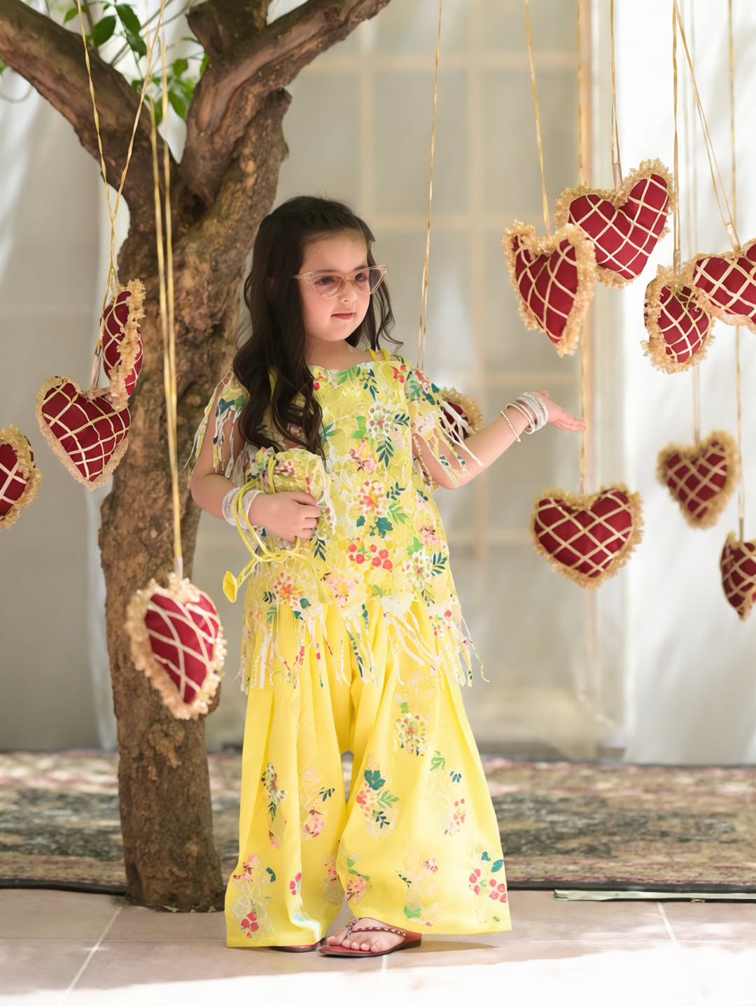 Buttercup Bloom Little Sunshine Vibes Kurti Plazo Set