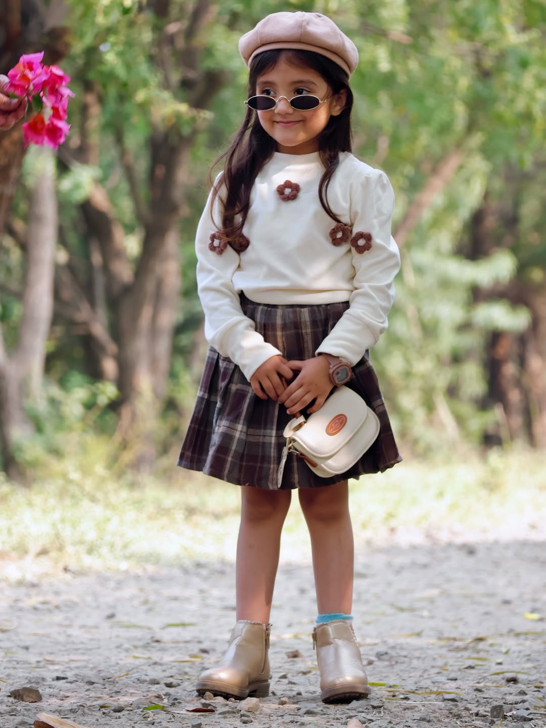 Mini Vogue Party Wear Skirt Set