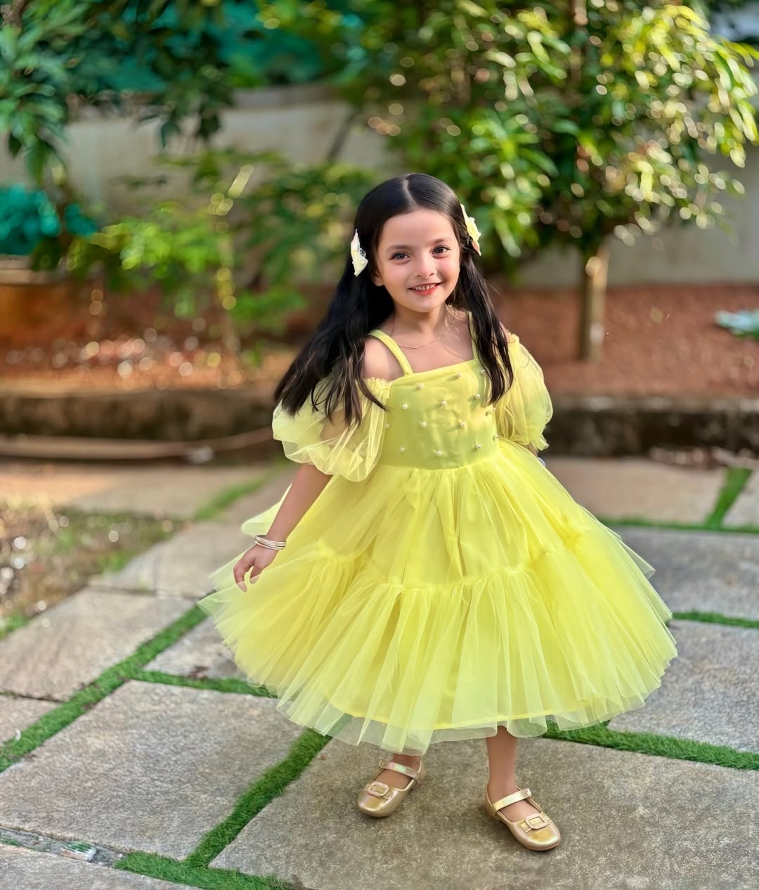 Aadhya Sunshine Dream Layered Frock
