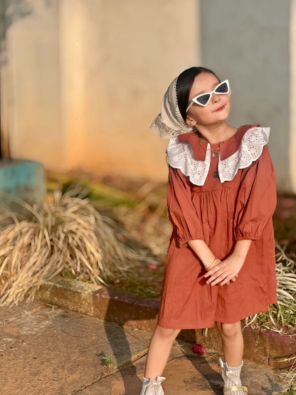 Riya Cute Doll Collar Frock