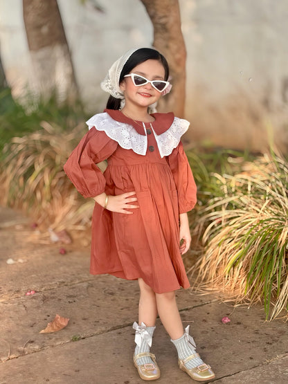 Riya Cute Doll Collar Frock