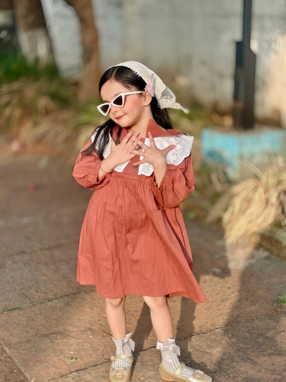 Riya Cute Doll Collar Frock