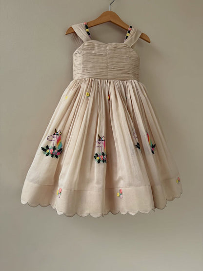 Avelina Rainbow Bloom Frock