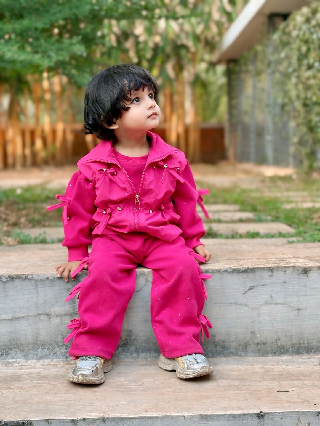 Saanvi Pink Desiner  Set
