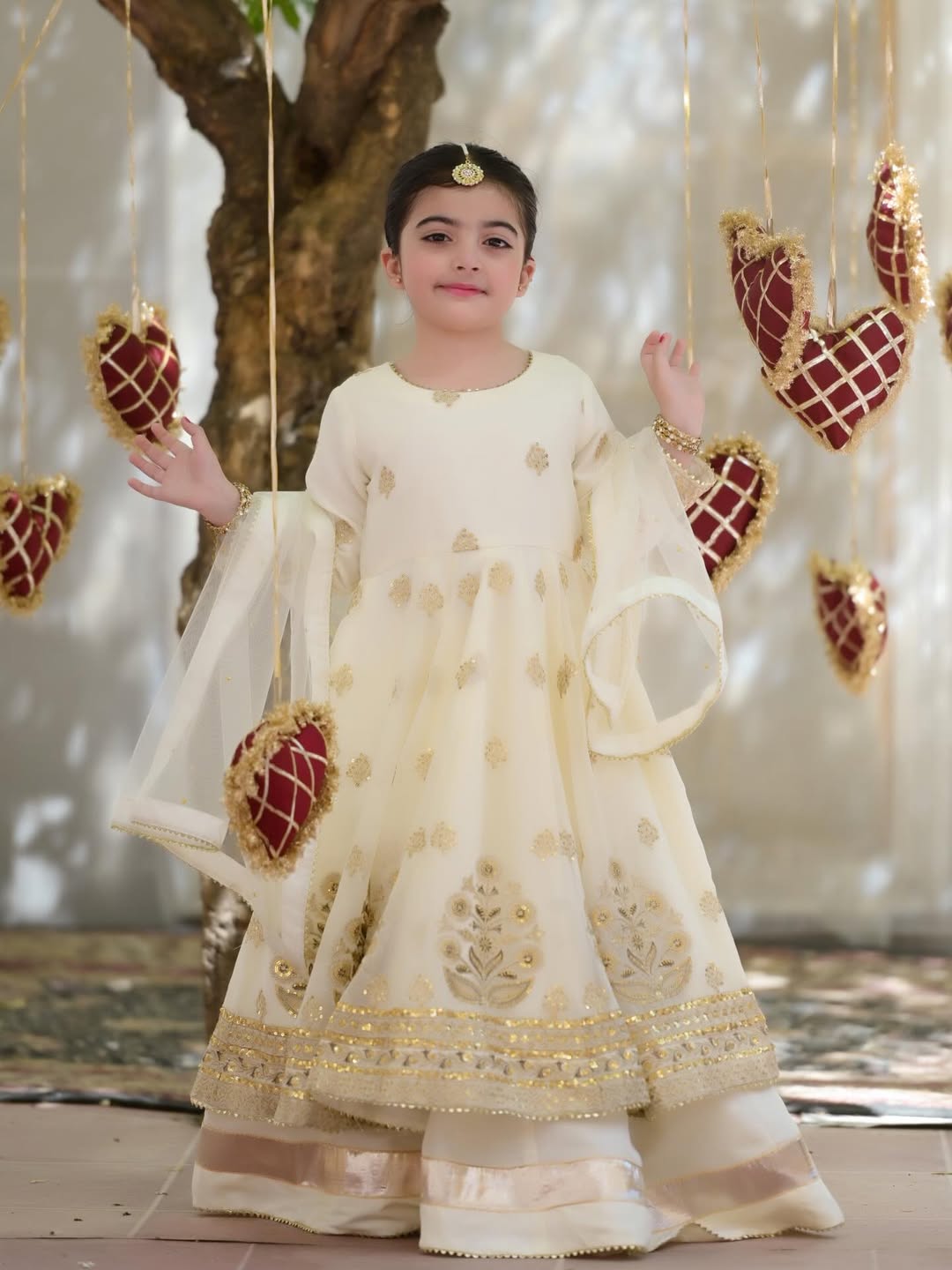 Myra Cream Royal Lehenga