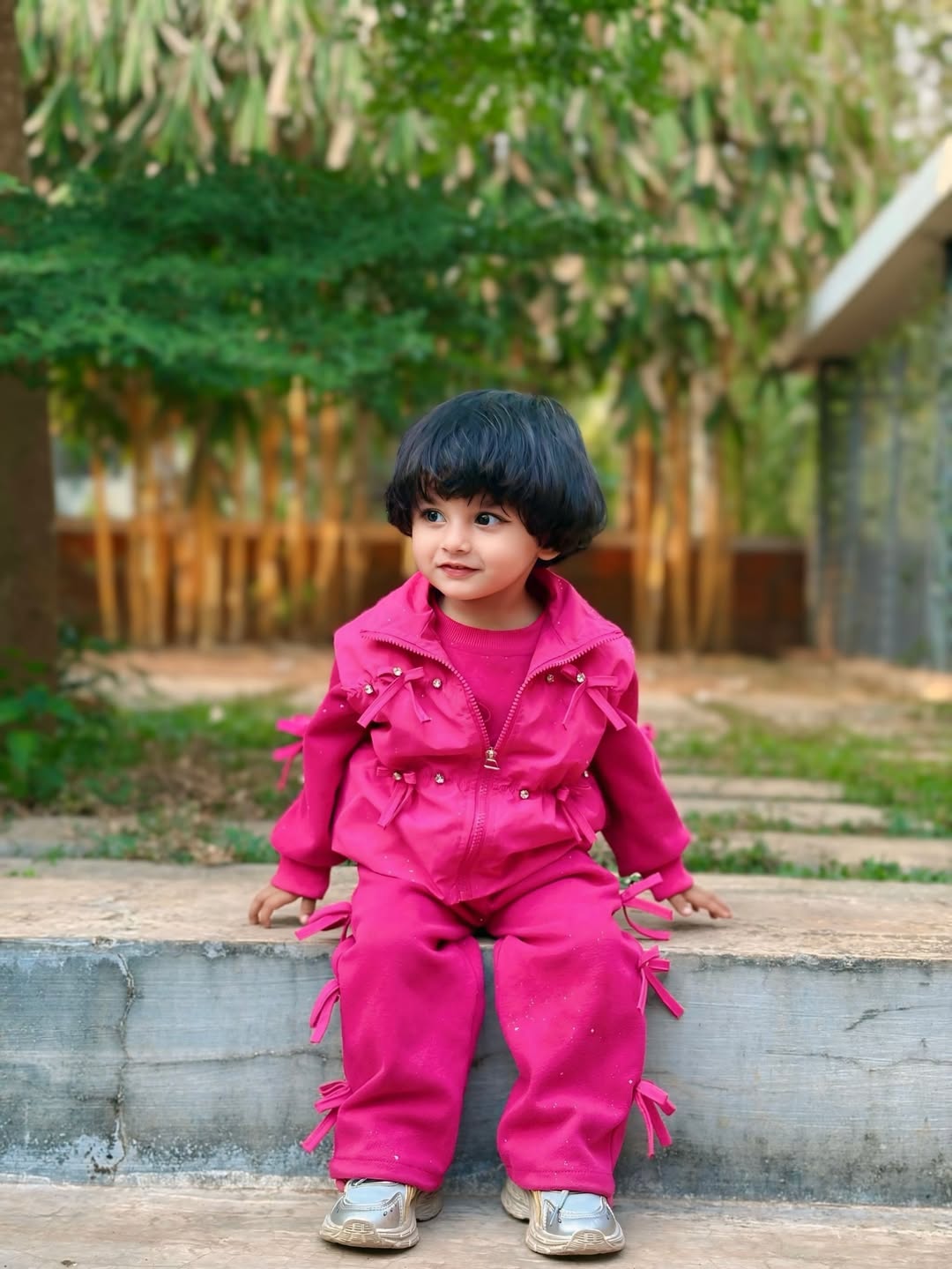 Saanvi Pink Desiner  Set