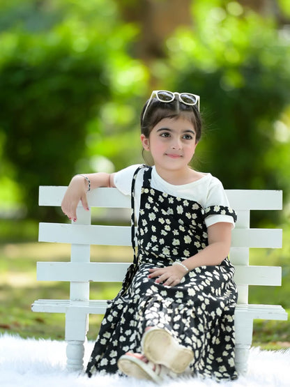 Moonlit Petal Girls Dress