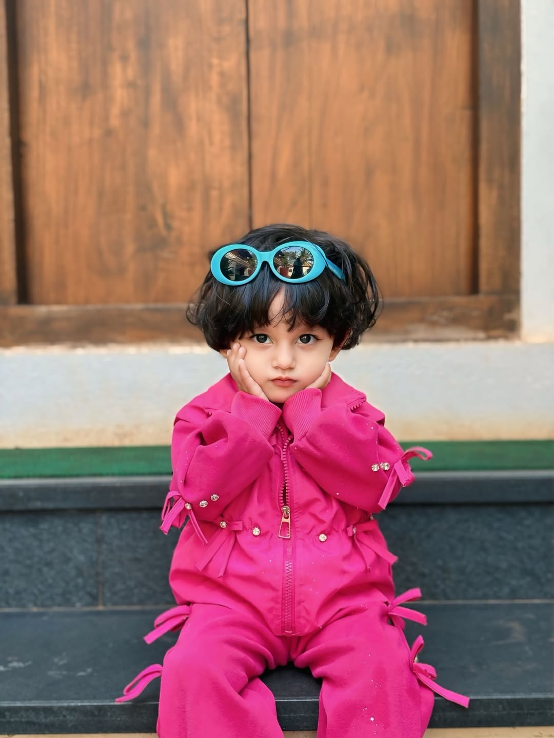 Saanvi Pink Desiner  Set