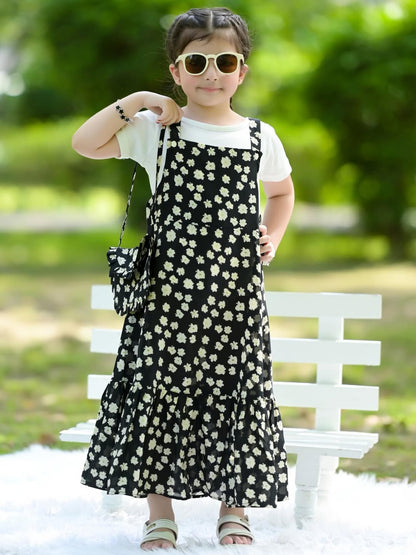 Moonlit Petal Girls Dress