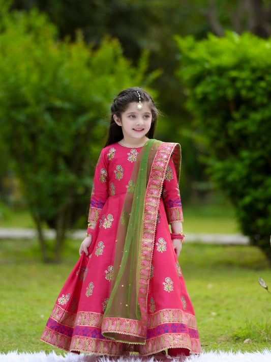 Saanvi Pink Lehenga Set