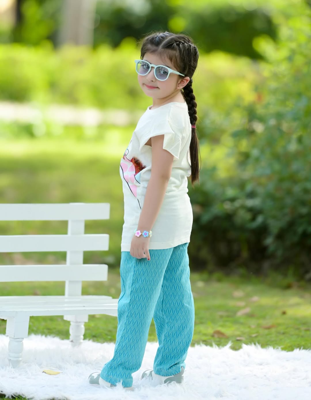 Aradhya White Casual Set