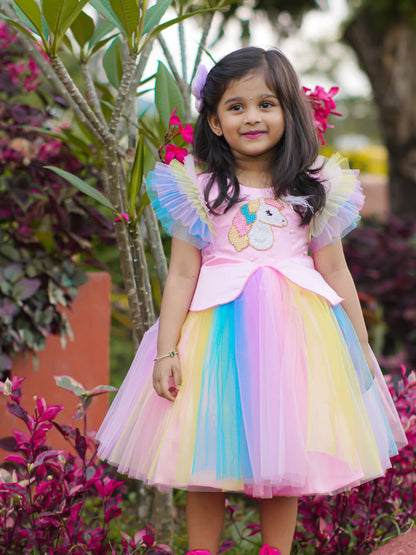 Dreamy Unicorn Party Wear Dress