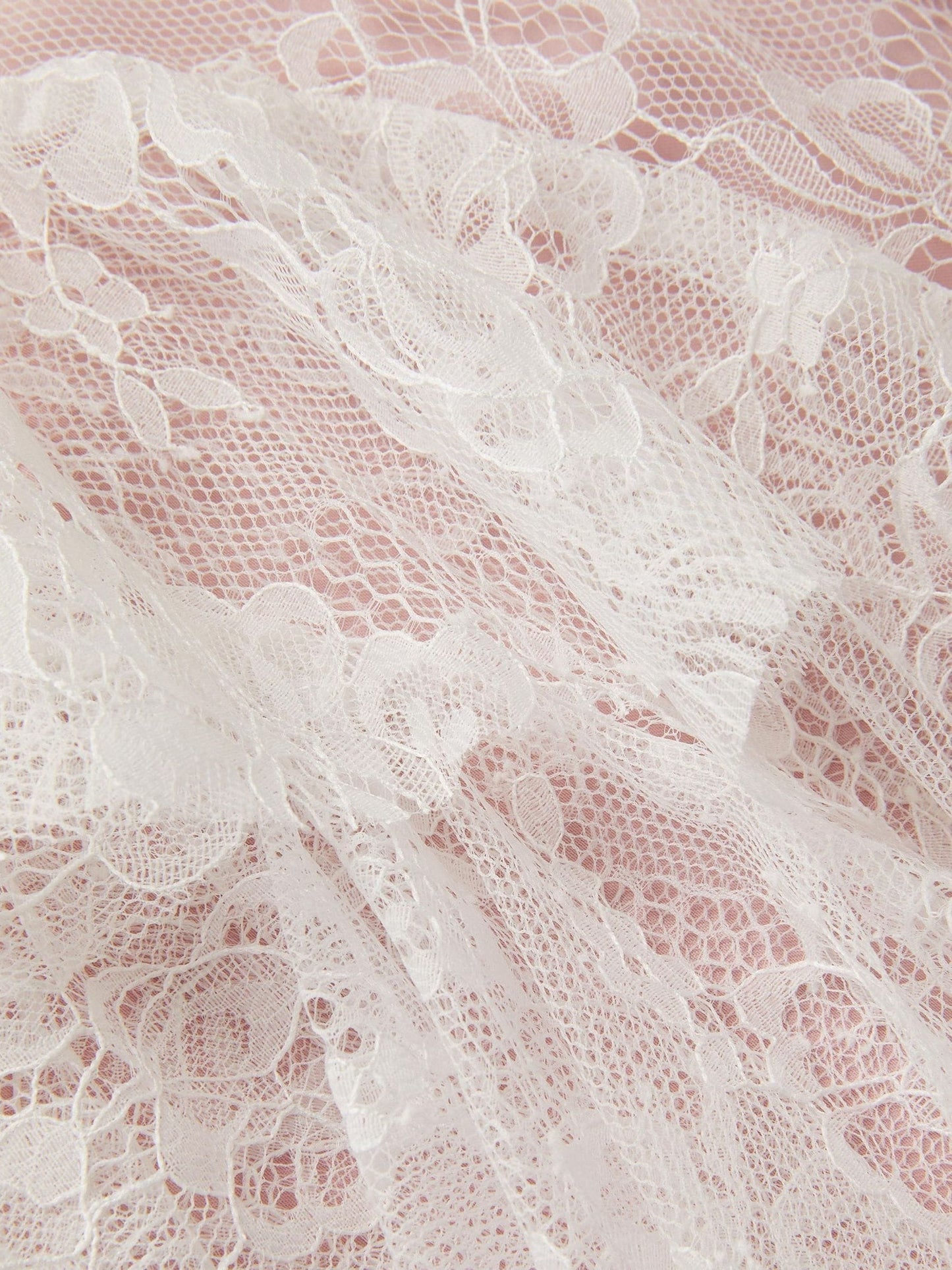 Joanie Ruffle Lace Dress