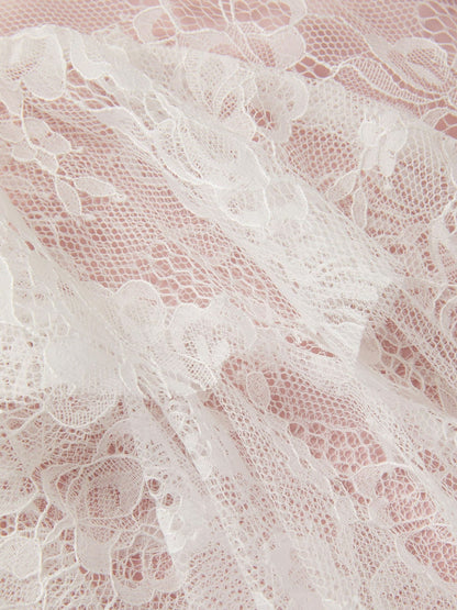 Joanie Ruffle Lace Dress