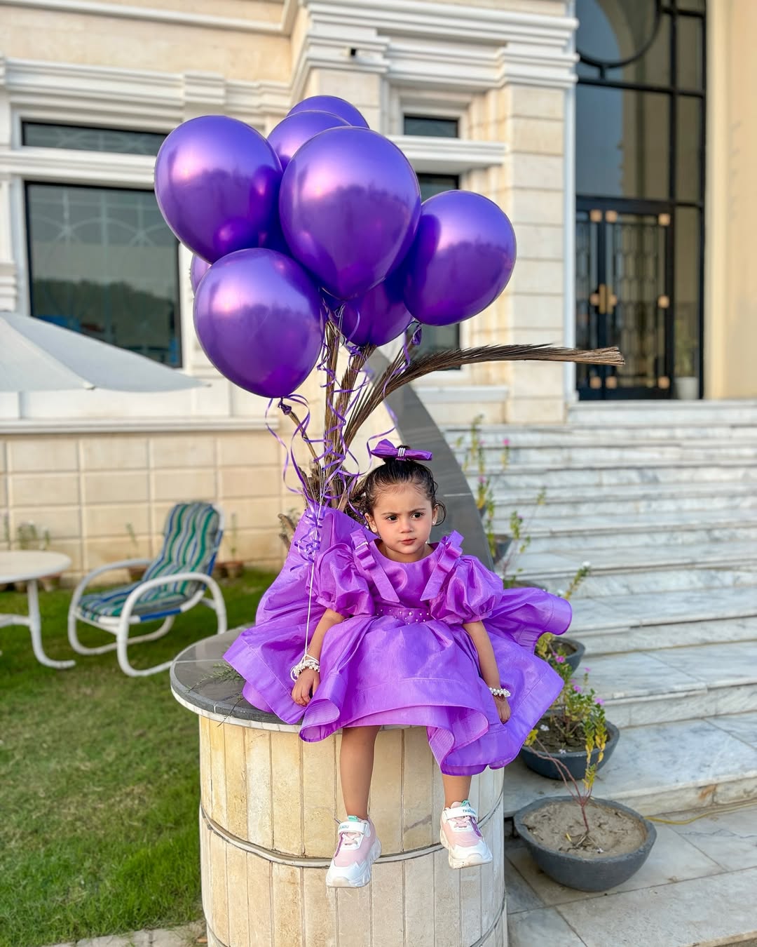 Fairy Twirl Puffy Birthday Party Wear Princess Gown