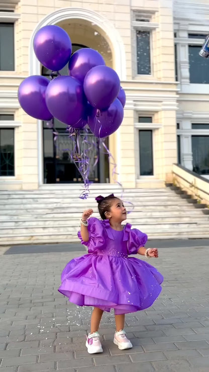 Fairy Twirl Puffy Birthday Party Wear Princess Gown